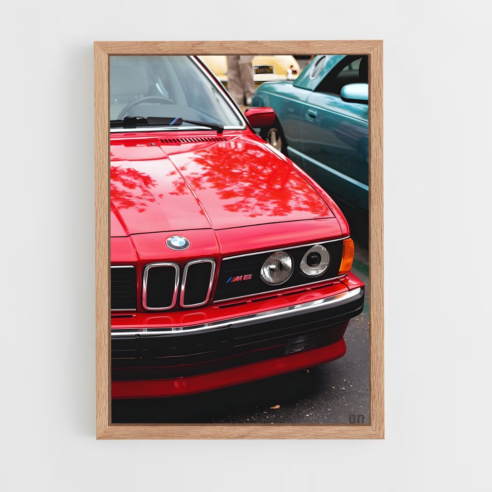 Poster M6 Passion Rouge – affiche BMW (vue 4)